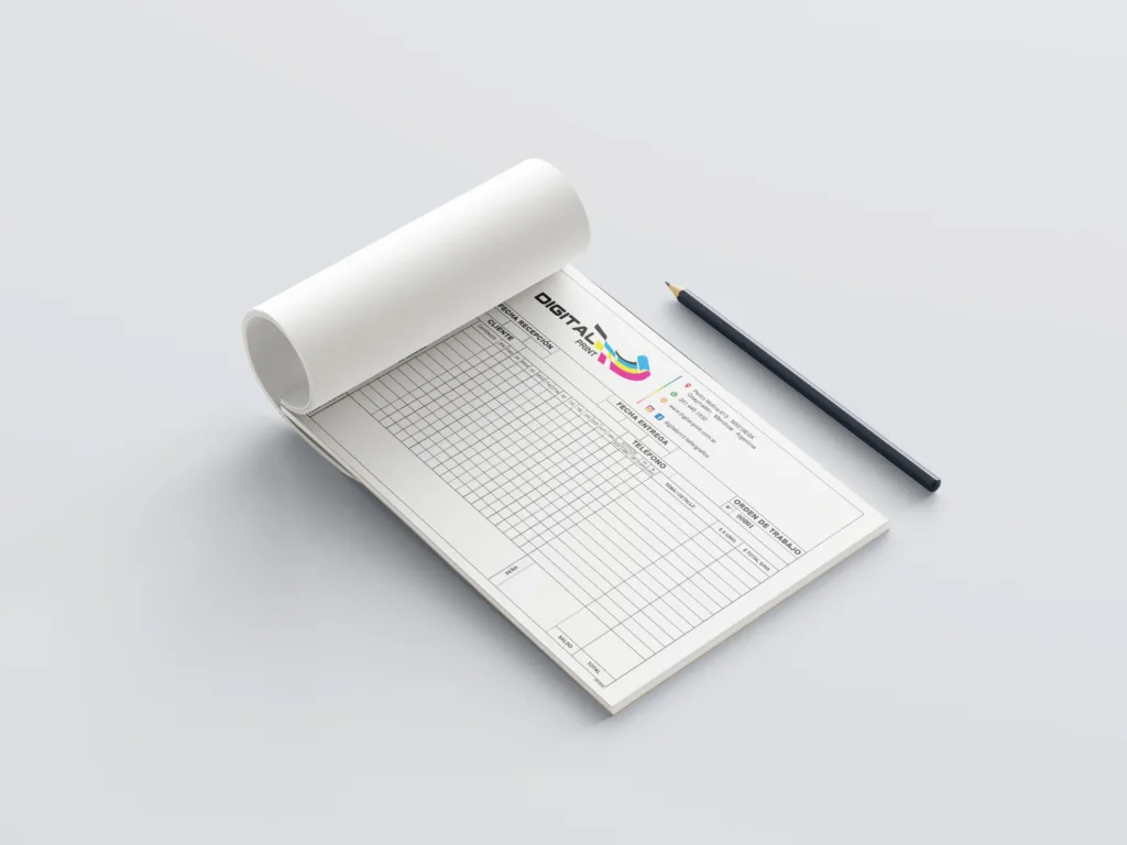 Impresión de talonarios y recetarios en Mendoza.